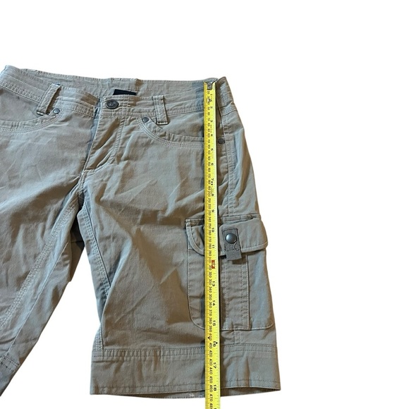 KÜHL Women’s Size 4 Outdoor Cargo Shorts Tan Trail Utility Hiking Adventure Wear - Picture 13 of 15